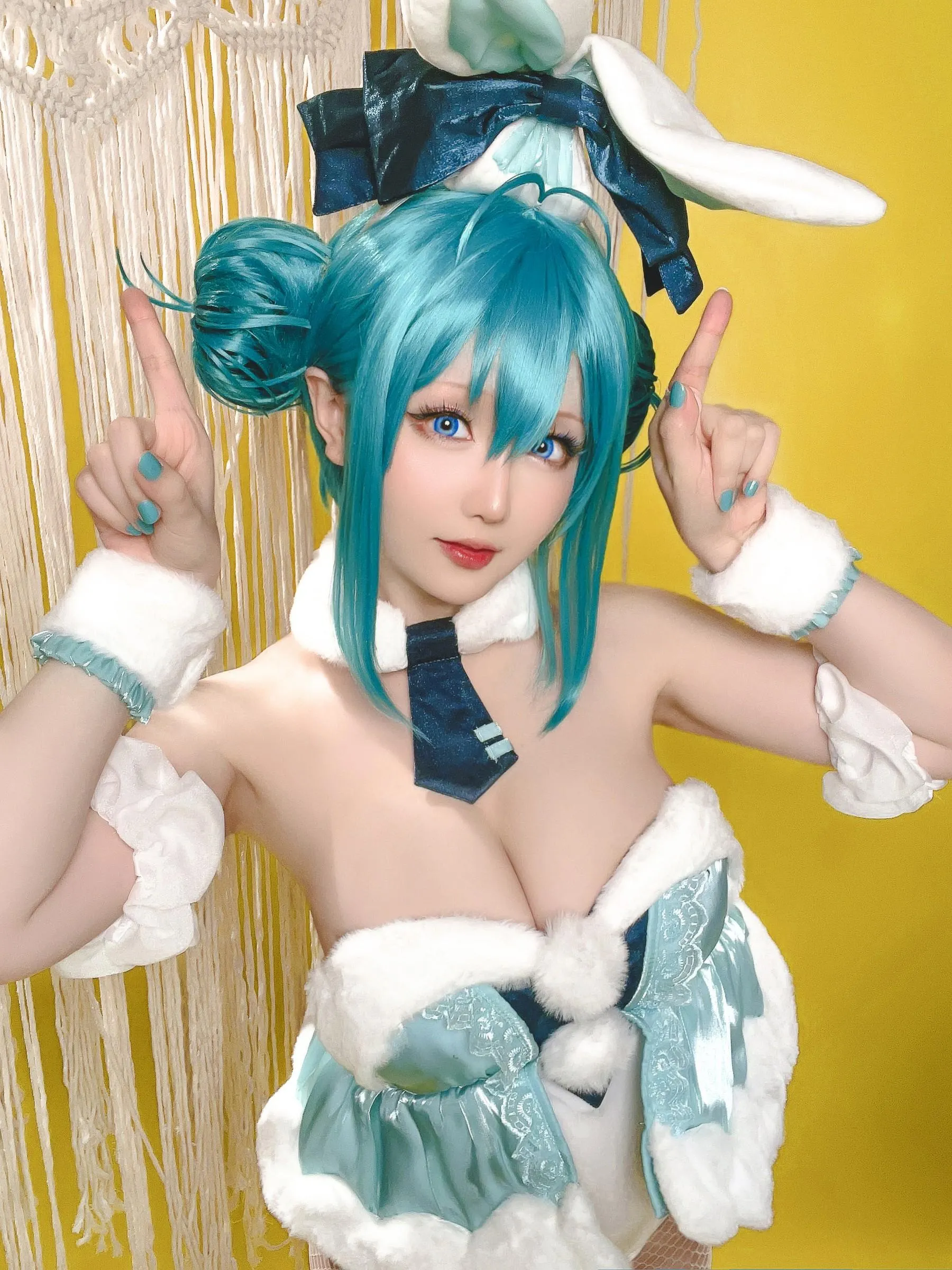 星之迟迟 – NO.158 23年9月计划A 初音未来 白兔女郎 [77P]插图4